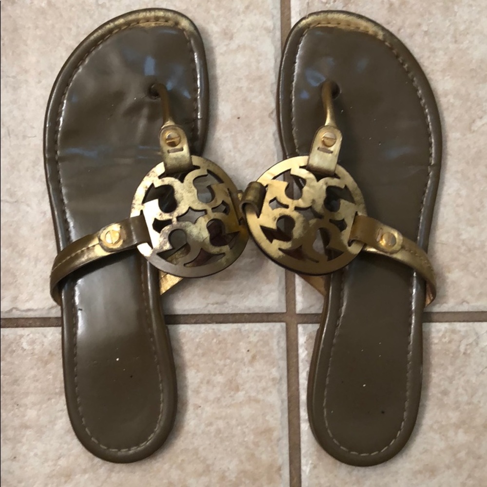 Tory Burch Women’s Miller Thong Sandals gold